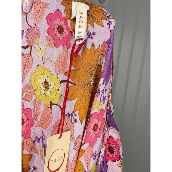 Women's Raga wild garden Floral One Shoulder Dress Size M NWOT - Picture 5 of 7